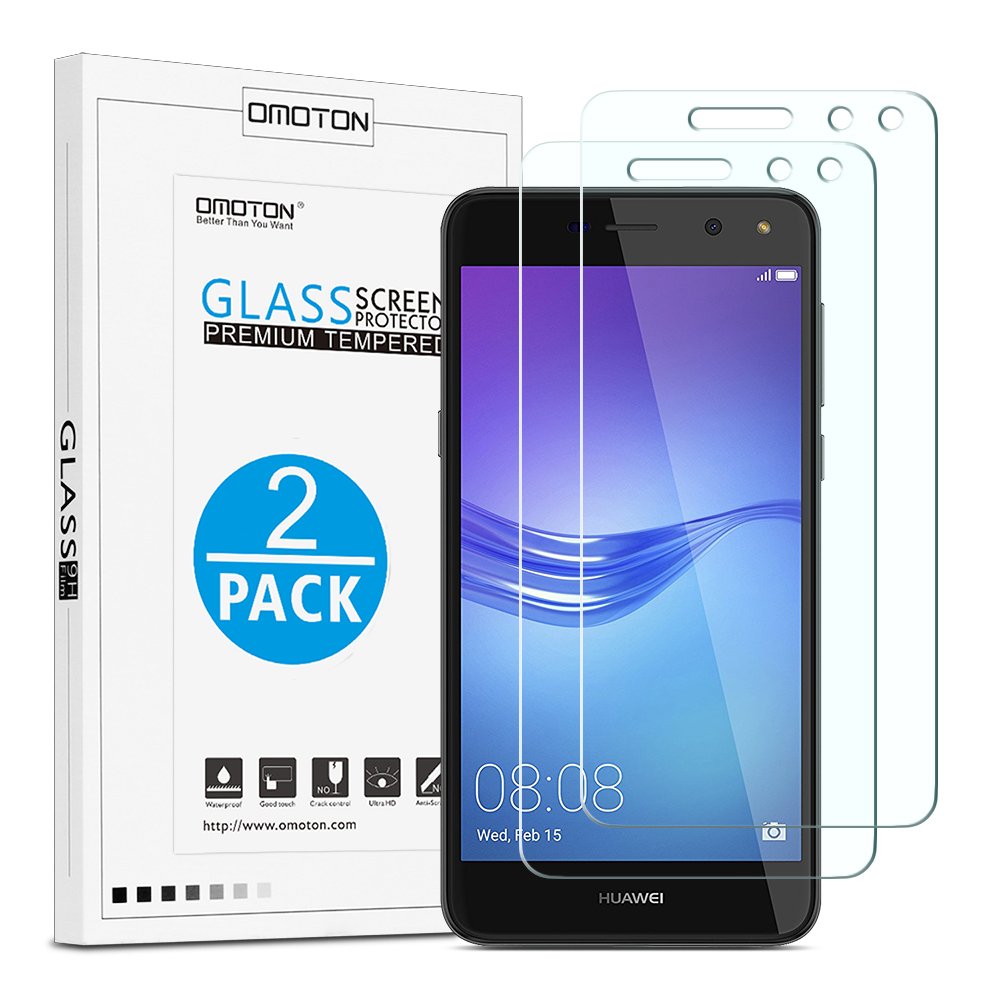 Unidades OMOTON Huawei Y Protector de Pantalla d Borde Cristal Templado Huawei