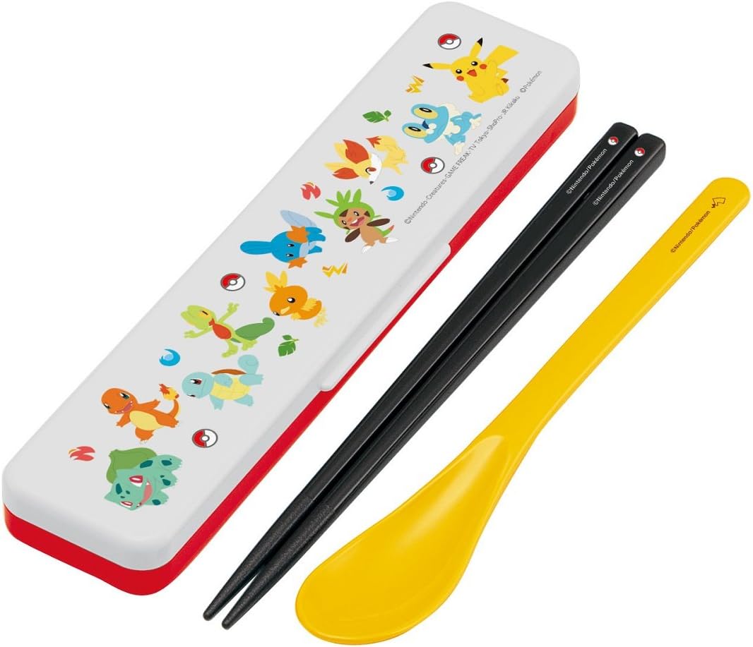 Amazon Co Jp スケーター コンビセット 箸 スプーン セット ポケモン 大集合 日本製 Ccs3sa ホーム キッチン