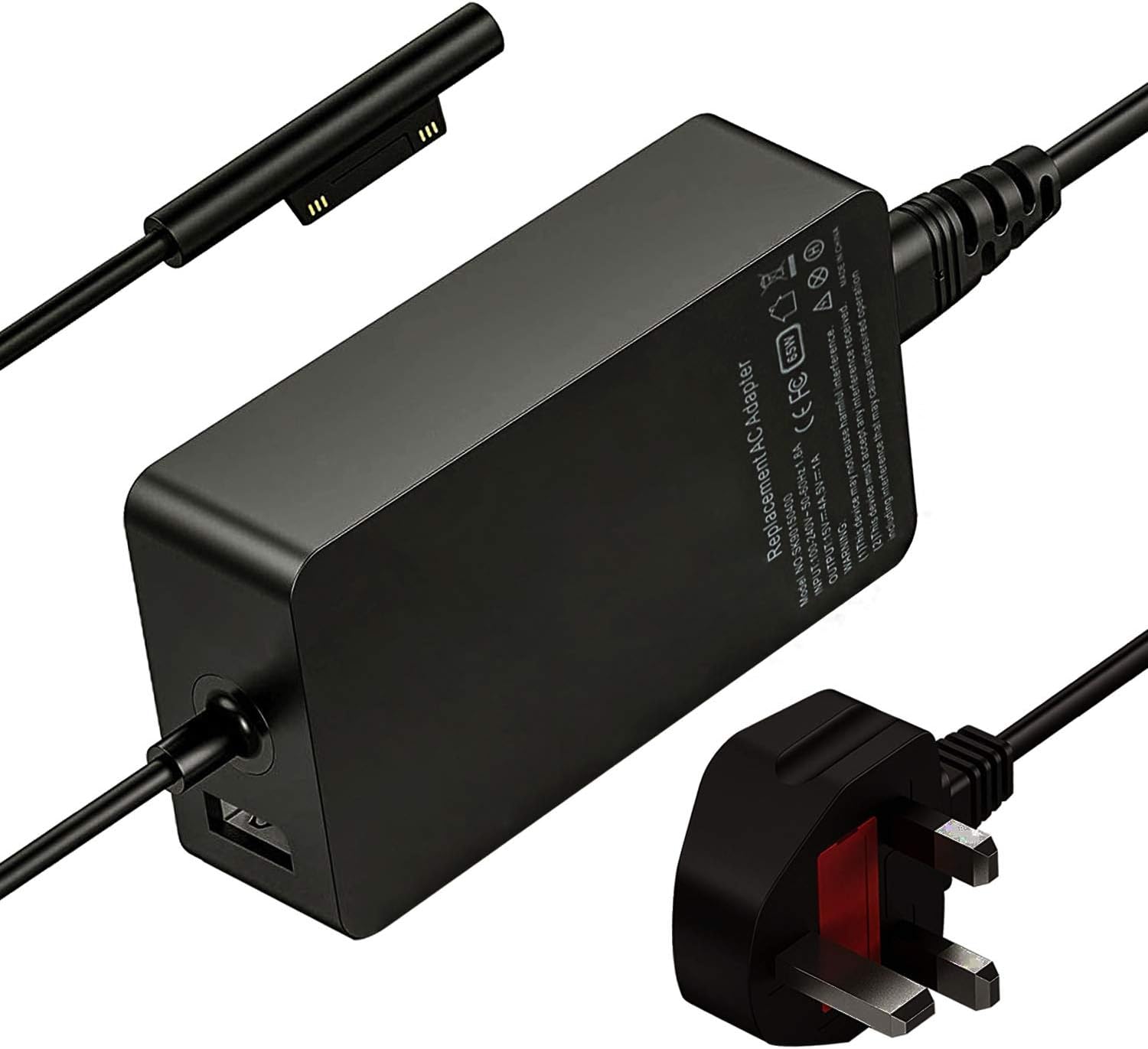 65W Surface Pro Charger Compatible for Both Microsoft Amazon.co.uk Electronics