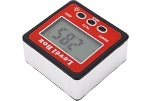 Digital Protractor, Magnetic Portable Inclinometer with Angle Slope Conversion for Woodworking Construction Machinery Automot