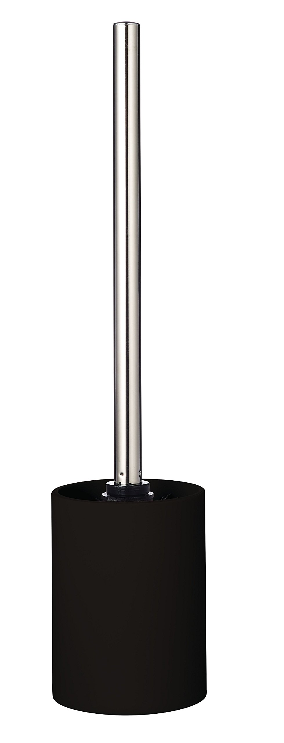 Ridder Touch Toilet Brush, Poly Resin, Black, 8.5 x 8.5 x 37 cm
