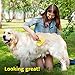 Dog Nail Clippers & Trimmer + Self Cleaning Slicker Brush - Shedding Tools For All Dog Sizes And Hair Types - Sharp Stainless Blades For Smooth Cutting - Sturdy Non-Slip Handle - eBook Attached