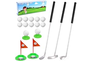 JOINBO Metal-Kids-Golf-Clubs-Set,Right Hand Toddler Golf Set with Practice Accessory - Indoor and Outdoor Golf Toys,Birthday for Boys and Girls Aged 6 7 8 9 Year Olds