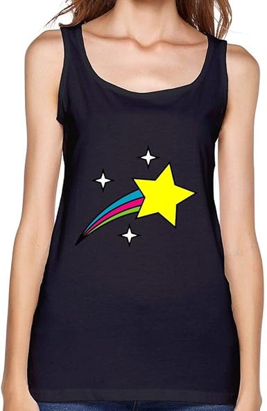 Yangers Mujer Tanques De Dibujos Animados De Estrellas Fugaces De