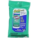 Clorox Disinfecting Wipes To Go Pack, Fresh Scent 9 ct (Pack of 5)