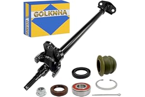 GOLKNHA 400EX Steering Stem Shaft &Steering Bushing Bearing Seal Kit Compatible with Honda Sportrax 400 TRX400EX TRX400X OEM# 53310-HN1-A10 53221-HC4-004