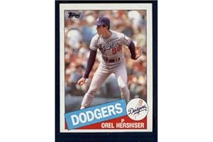1985 Topps #493 Orel Hershiser NM-MT RC Rookie Los Angeles Dodgers Baseball