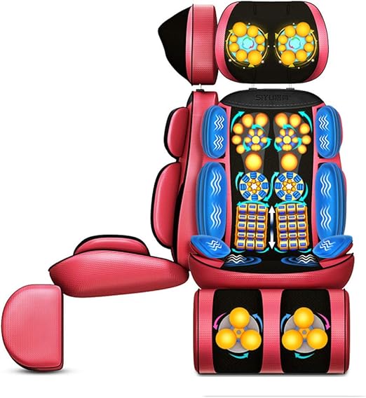 Amazon Co Jp Back Massage Cushion Shiatsu Body Massage Back Kneading Massage Scraping Roller Massage Foldable Adjustable Height Massage Cushion A Home Kitchen