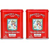 Spanish Smoked Sweet Paprika. (2 Tins) El Angel brand since 1880.