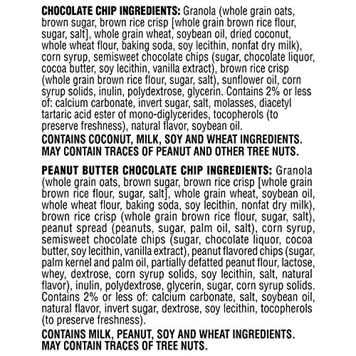 QUAKER CHEWY GRANOLA BARS, 25% LESS SUGAR, 2 FLAVOR VARIETY PACK, (18 PACK)