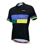 JPOJPO Men's Cycling Jersey Bike Shirt Short Sleeve