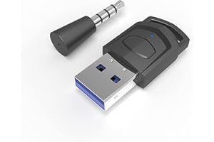 VR robot Bluetooth 5.0 Audio Adapter for Nintendo Switch & Lite, 3.5mm Aux Low Latency Wireless Bluetooth Transmitter Dongle,