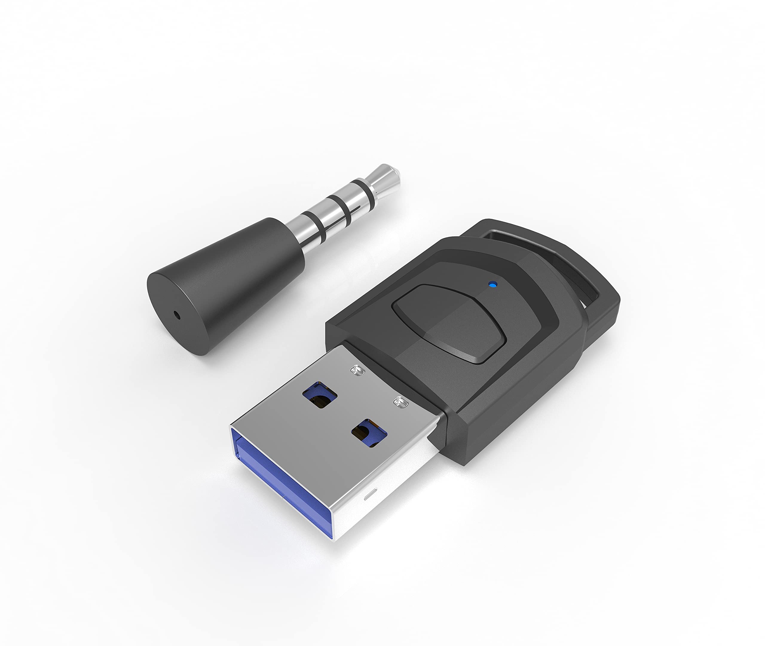 VR robot Bluetooth 5.0 Audio Adapter for Nintendo Switch & Lite, 3.5mm Aux Low Latency Wireless Bluetooth Transmitter Dongle, Compatible with Switch & Lite/PS4/PC/Laptops for Bluetooth Device