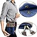 Dlames Canvas Cross-Body Casual Shoulder Bag for iPhone X,iPhone 8 Plus,iPhone 6S Plus,7 Plus,Samsung Galaxy S7 Edge,S8 Edge (Dark Blue)