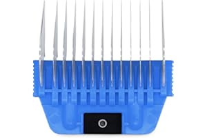 JOYZZE A Series Wide 10mm 3/8" Metal Comb - Professional Dog Grooming Blades for Smooth Coat, Durable and Precise for Trimming and Finishing, Compatible with A Series Clippers