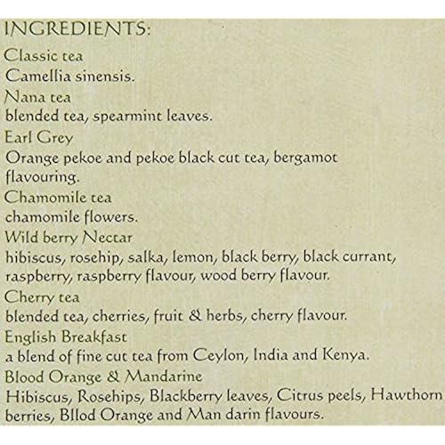 Wissotzky Tea Magic Tea Chest, Assorted Tea Gift Box Collection w/ 80 Assorted Teas Grocery & Gourmet Food, Beverages, Coffee, Tea & Cocoa, Tea, Tea Samplers