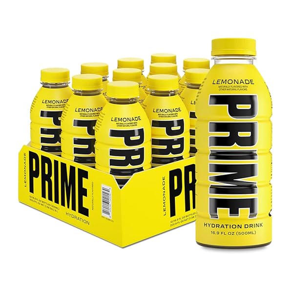 PRIME HYDRATION LEMONADE, SPORTS DRINKS, ELECTROLYTE ENHANCED FOR...