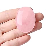 Rose Quartz Thumb Healing Crystals Stones Sets Hand