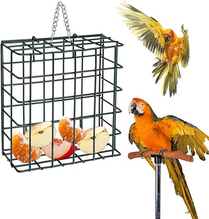 Amazon Com Forhe Hanging Cube Feeder All Weather Metal Bird