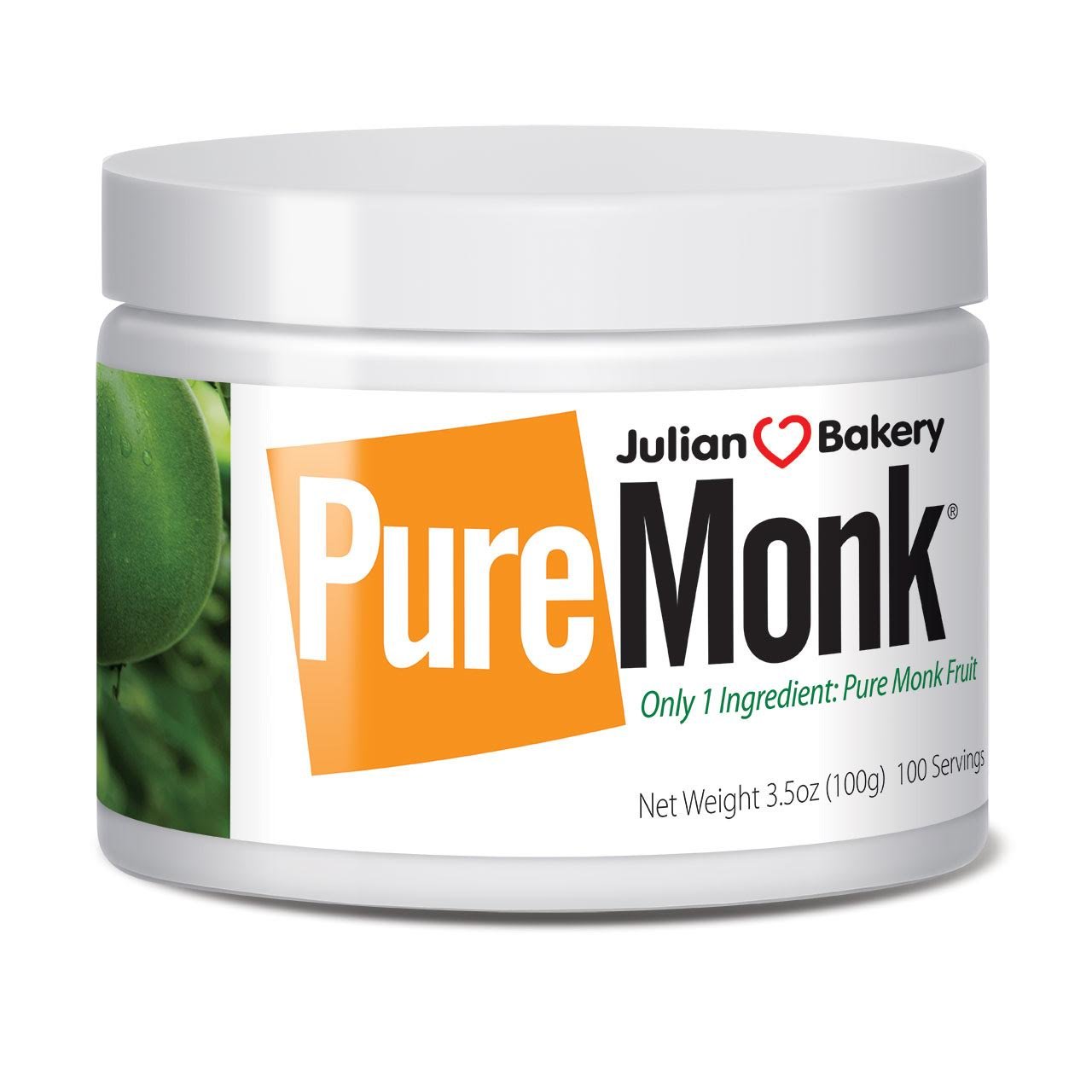 Amazon Com Julian Bakery Pure Monk V25 Monk Fruit Extract Sweetener Sugar Free 3 5oz 100 Servings Grocery Gourmet Food