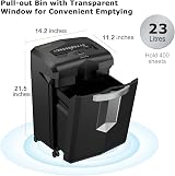 Bonsaii Heavy Duty Paper Shredder 60-Min 18-Sheet Cross Cut 23L Bin C149-C view 6