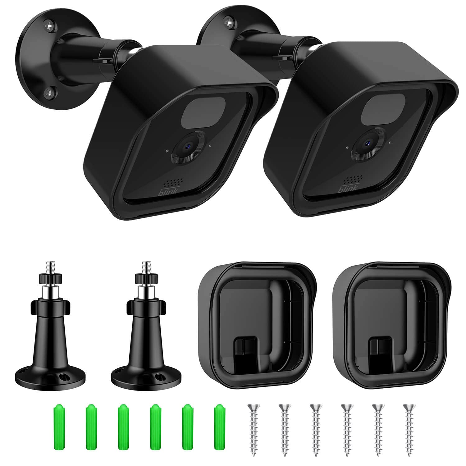 [2 Pack] Blink Outdoor 3rd Camera Mount, 360°Adjustable Weatherproof Wall Mount Protective Cover Case Housing for Blink Outdoor 3rd Generation Security Cameras, Blink Accessories for Home Security