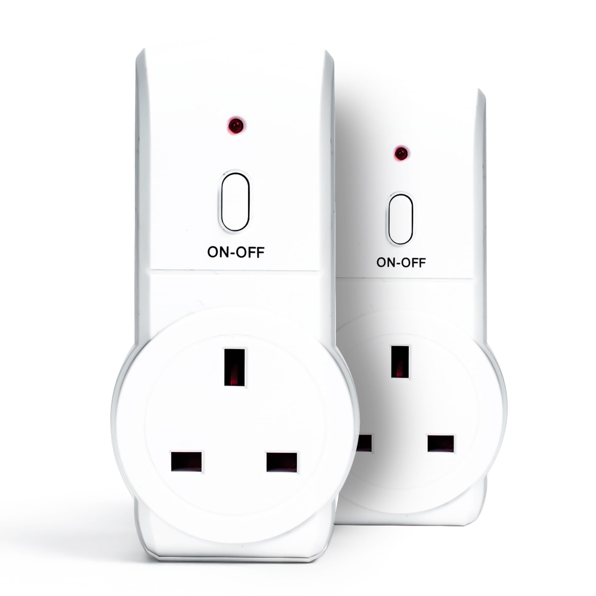 STATUS Remote Control Socket | White Remote Control Plug UK | Pack of 2 | SREMSOC2PK3