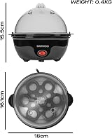 Daewoo Essentials Egg Boiler 7 Egg Capacity Soft Medium Hard Indicator view 6
