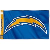 Los Angeles Chargers Printed Header 3x5 Foot Banner Flag