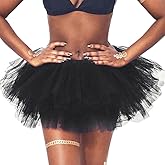 Nicute Tutu Skirt Layered Tulle Skirts Ballet Dance Costume for Women