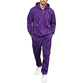 JIHUILAI Men Track Suits 2 Piece Set Quarter Zip Hoodie Sweatpants Jogging Suits Causal Athletic Men's Sweatsuits