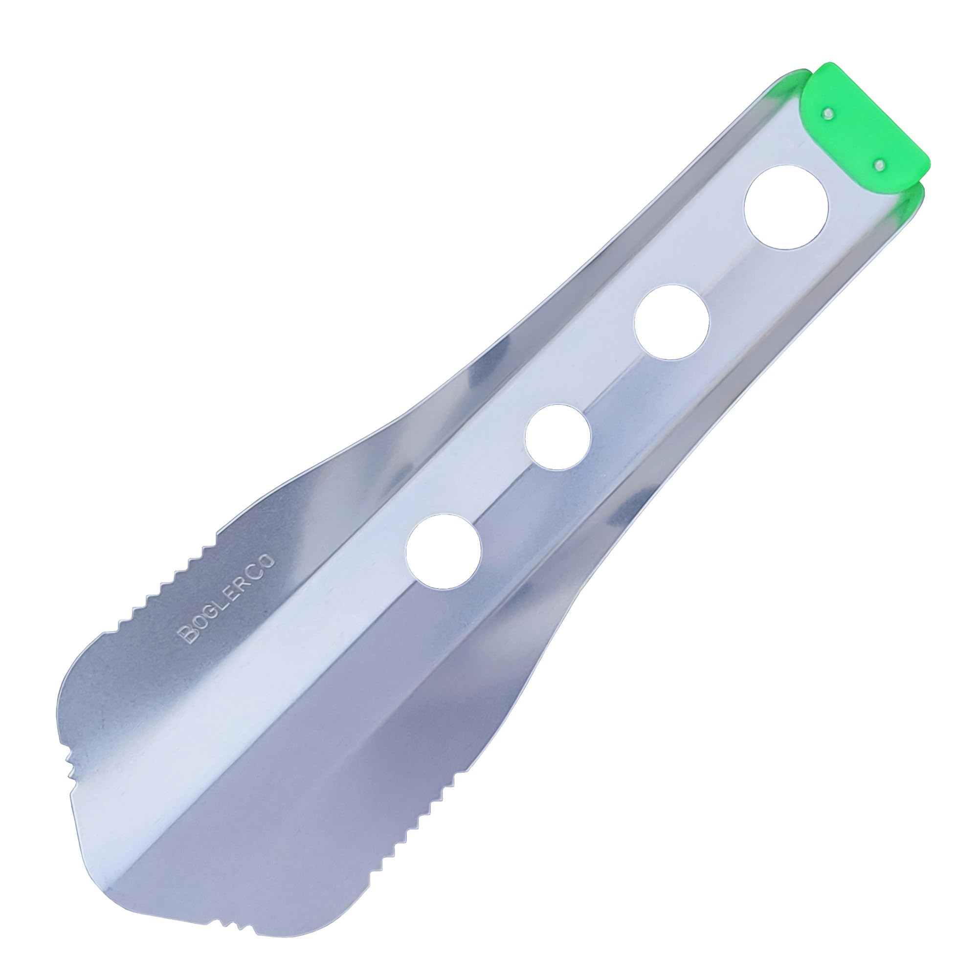 BoglerCo Ultralight Backpacking Trowel, 0.48 oz (13.5g) (Neon green)
