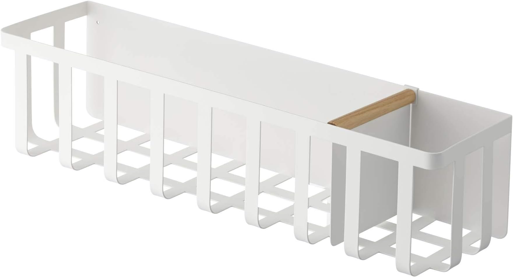 YAMAZAKI home Storage Basket, White