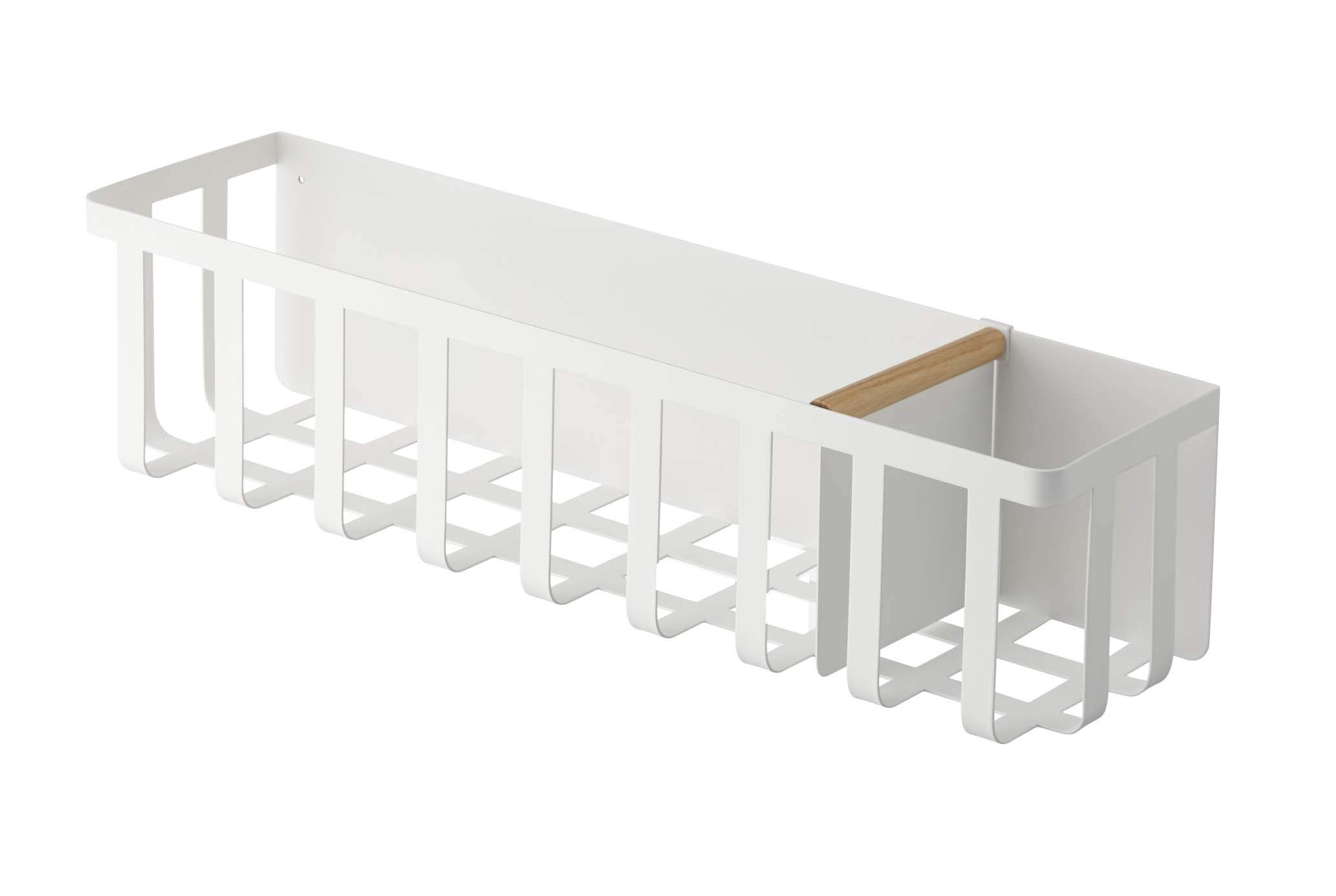 YAMAZAKI home Storage Basket, White