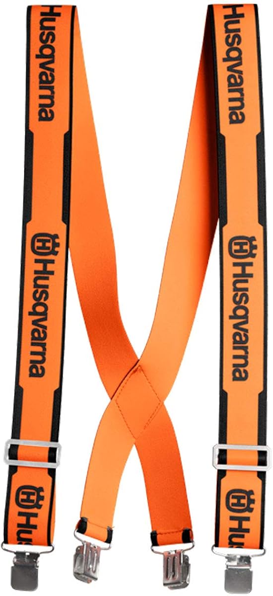 Husqvarna Chainsaw Trouser Braces with metal clips Amazon.co.uk Clothing