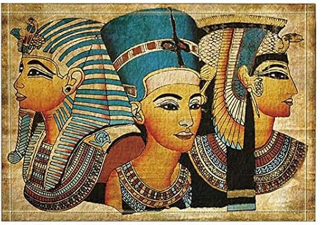 Amazon Com Cdhbh Egyptian Queen Prince On Papyrus Modern