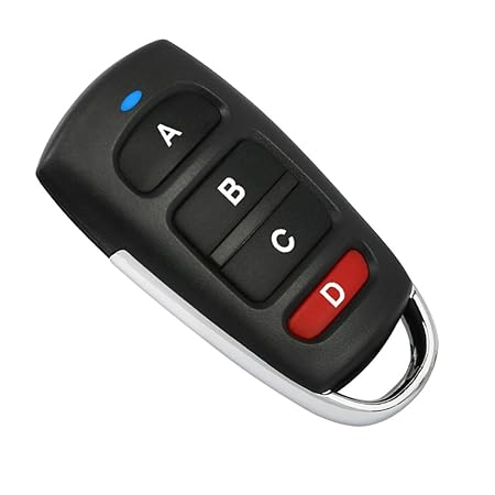 Baoblaze Universal Elektro Garagentor Fernbedienung Schlüssel 4 Tasten 433mhz - D