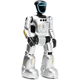 SIMREX Robot Toy for Kids 6+, Gesture Sensing RC Robot | Best gift for boys &amp; girls，Voice record, 6-color LED, sings &amp; dances, auto demo, STEM programming, 60-min play