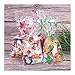 Hifunwu 120 Pack Christmas Cellophane Bags Christmas Treat Bags with Twist Ties for Cookie Candy Christmas Party Supplies