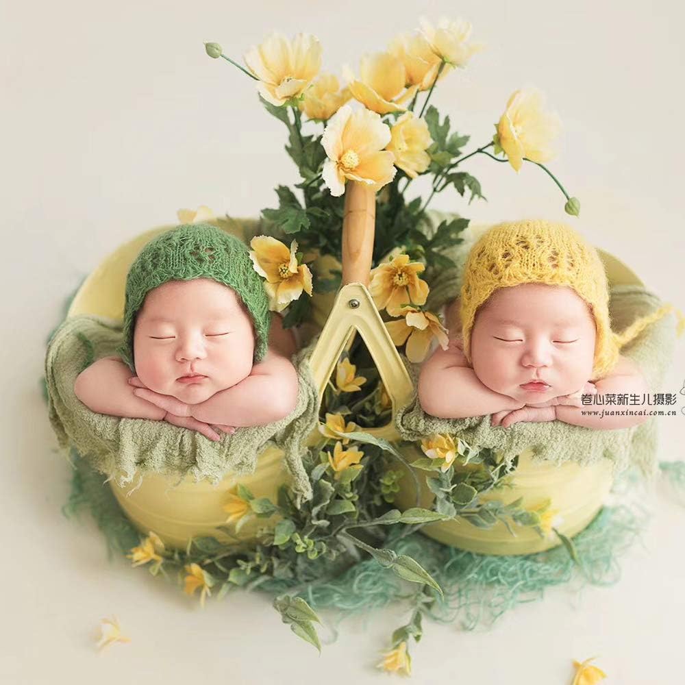 newborn baby flower basket