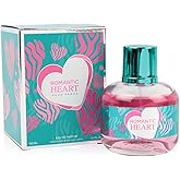 Romantic Heart Perfume for Women - Sweet Fruity Floral Eau de Parfum - 100ml / 3.4 fl oz