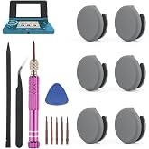 6PCS Analog Stick Cap for Nintendo 2DS 3DS 3DSXL 3DSLL Thumbsticks for Nintendo New 3DS New 3DSXL New 3DSLL New 2DSLL Sticks Caps Accessories with Repair Tools(Dark Gray)