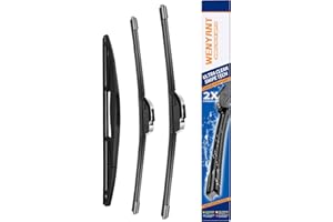 Wenyant 26"/22"/16" Windshield Wipers Compatible with Honda Odyssey 2005-2019 2020 2021 2022 Front and Rear Wiper Blades for My Car Automotive Replacement (Set of 3)