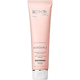 Biotherm Biosource Softening Foaming Cleanser, Rinse-Off Foaming Facial Cleanser and Make-Up Remover for Dry Skin with Biotech Plankton, for Soft and Hydrated Skin, Gel, 5.1 Fl. Oz.