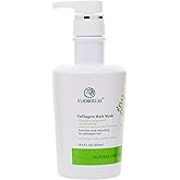 Xiaomoxuan Organic Plant-Based Collagen Hair Mask with Tea Tree Oil for Dry Damaged, Frizzy Hair - Split End Repair Treatment, Hydrating & Strengthening