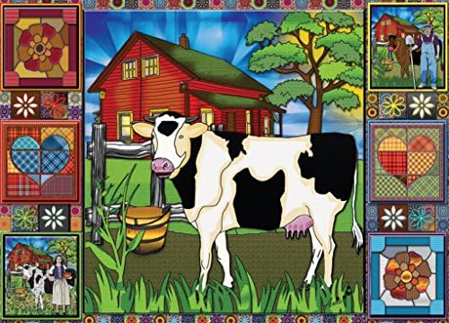 JaCaRou Puzzles Country Side Feeling 1000 Pieces Jigsaw Puzzle