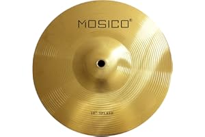 Mosico 10" Splash Cymbal Hero Series Drum Practice Cymbal For Drum Set (10"SP)