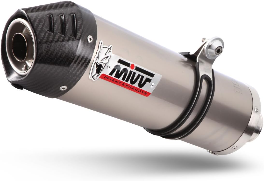Suzuki V STROM DL 650 2011 Exhaust Mivv Terminal Oval Titanium