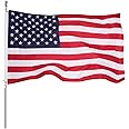 Homissor USA Flag 4x6 Outdoor - Durable Heavy Duty National Flag American Indoor - Vivid Color with Brass Grommets