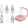 Replacement Pencil Tips for Apple Pencil Pro, Fine Point Metal Tip for Apple Pencil 2nd Generation and 1st Generation/Apple Pencil USB-C Wear-Resistant & Precise Control ipencil Tips Sets with Case